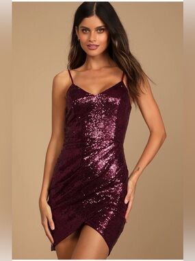 Lulus Sequin Bodycon Dress